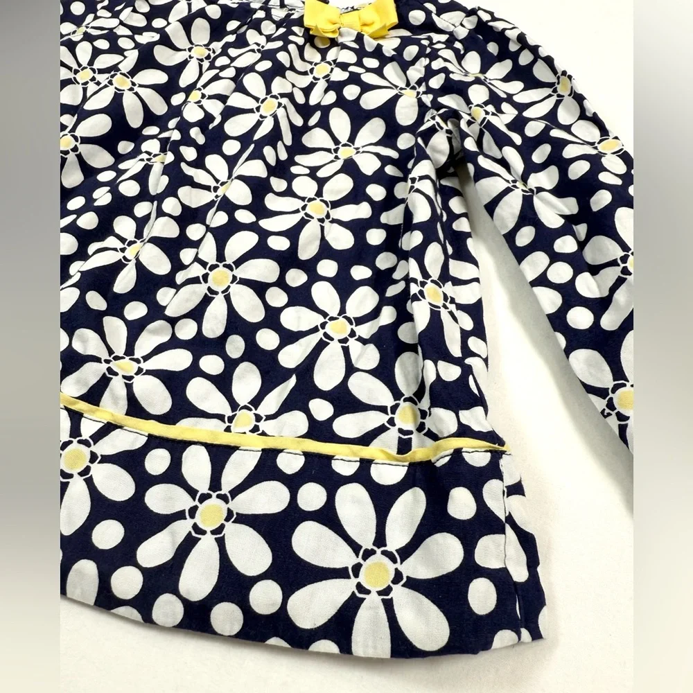 GYMBOREE Girls‎ Daisy Top 18-24m Bow Long Sleeve Floral Shirt Discontinued Retro